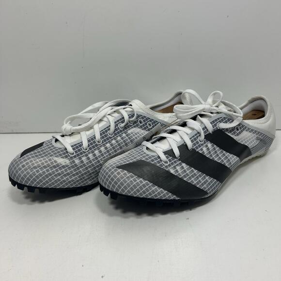 adidas Other - Men's Adidas Sprintstar Track & Field Shoes in White Black Size 10.5